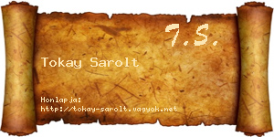 Tokay Sarolt névjegykártya